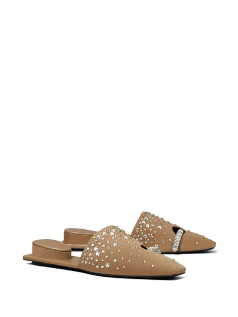 Tory Burch Pierced Crystal mules - Neutrals - zdjęcie produktu nr 2
