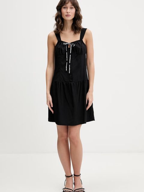 Karl Lagerfeld Jeans sukienka z wiskozy - zdjęcie produktu nr 1