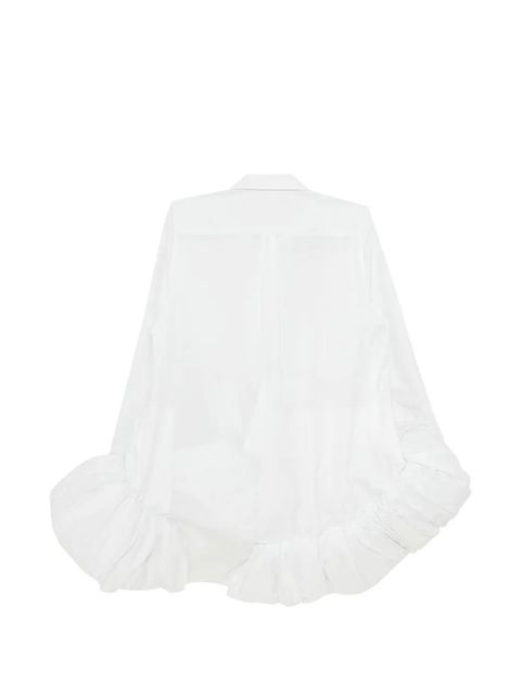 Comme Des Garçons ruffled shirt - White - zdjęcie produktu nr 2